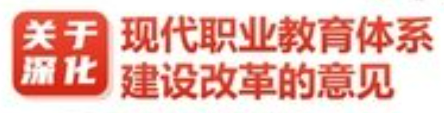 中共中央办公厅 国务院办公厅印发《关于深化现代职业教育体系建设改革的意见》
